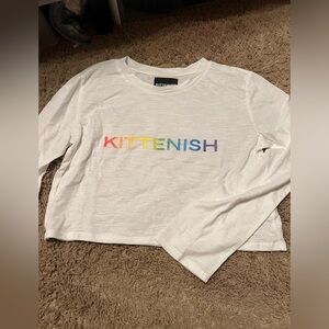 NWOT Kittenish Crop Top